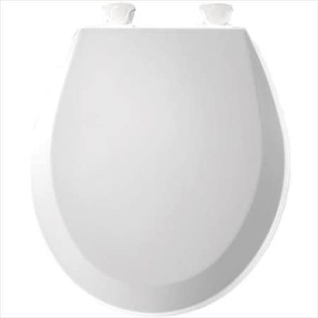 Church Seat Church Seat 500EC 390 14.375 in.W Lift-Off Round Closed Front Toilet Seat in Cotton White 500EC 390